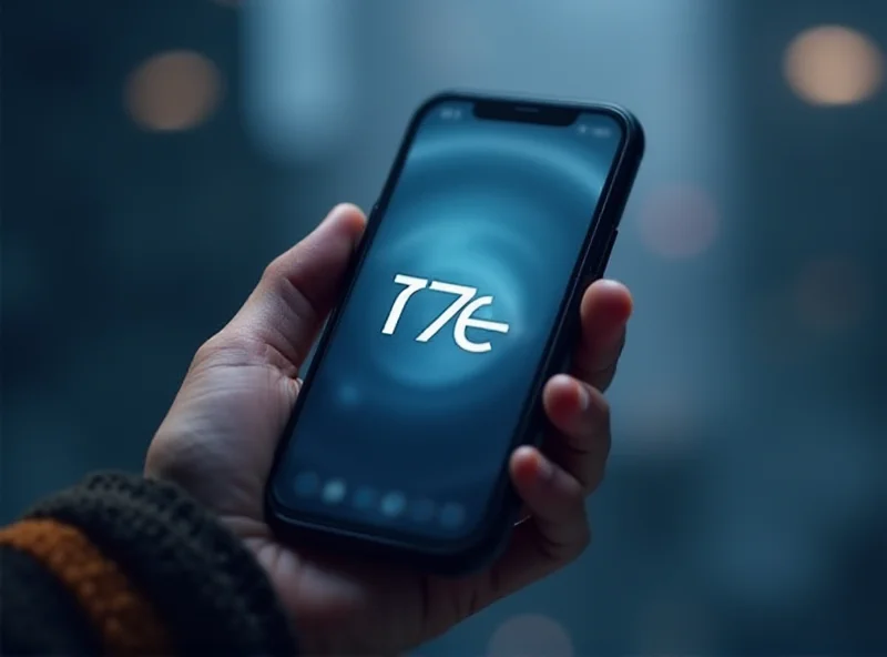 Conceptual image of a person holding a smartphone, with the screen displaying a stylized '17e' logo, suggesting the upcoming iPhone 17e model.