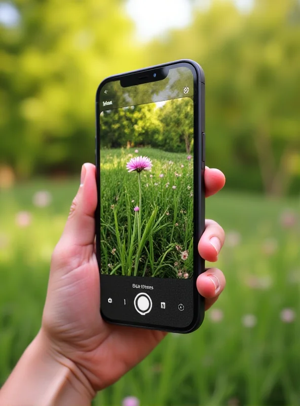 An iPhone 15 Pro displaying the Visual Intelligence interface, identifying an object in the real world.