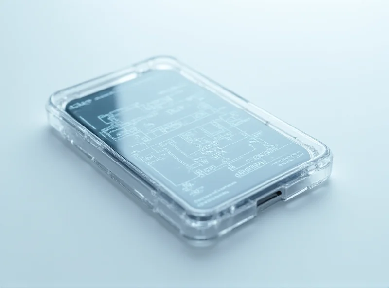 Sleek design of the Nothing Phone 3a, showcasing its unique transparent back and glyph interface