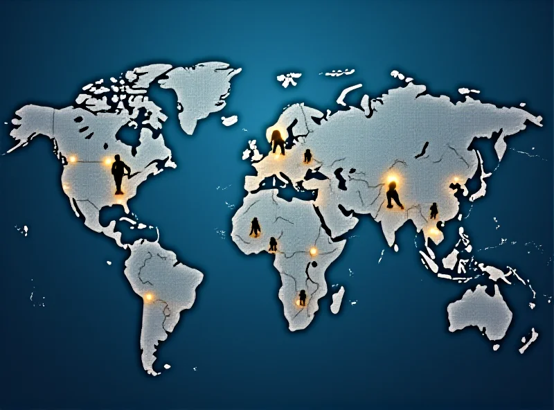 A stylized image representing the global competition for technological supremacy, with consulting firms playing a key role.