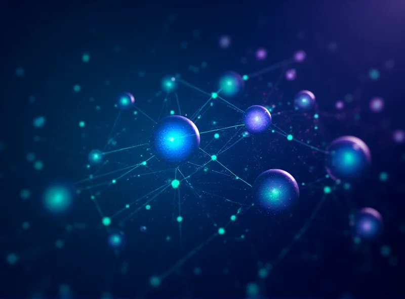 Abstract representation of different AI models connecting and communicating.