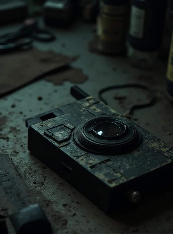 Distressed image of a damaged cockpit voice recorder on a workbench