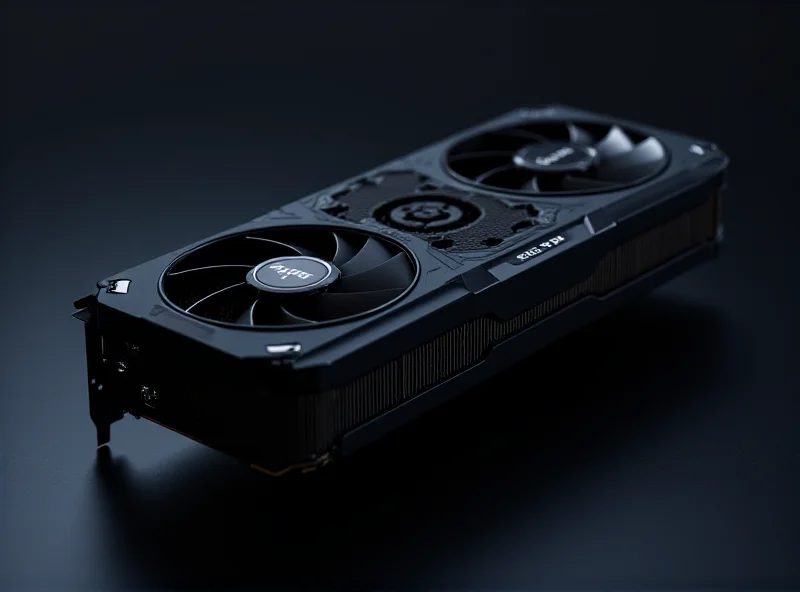 Nvidia RTX 5070 Ti graphics card on a dark background.