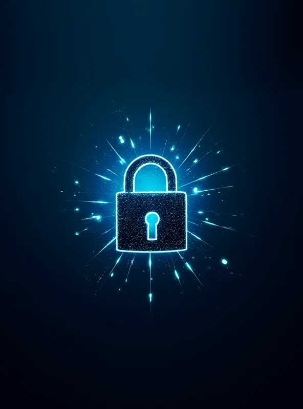 Conceptual image of a digital lock being broken, representing a data breach.