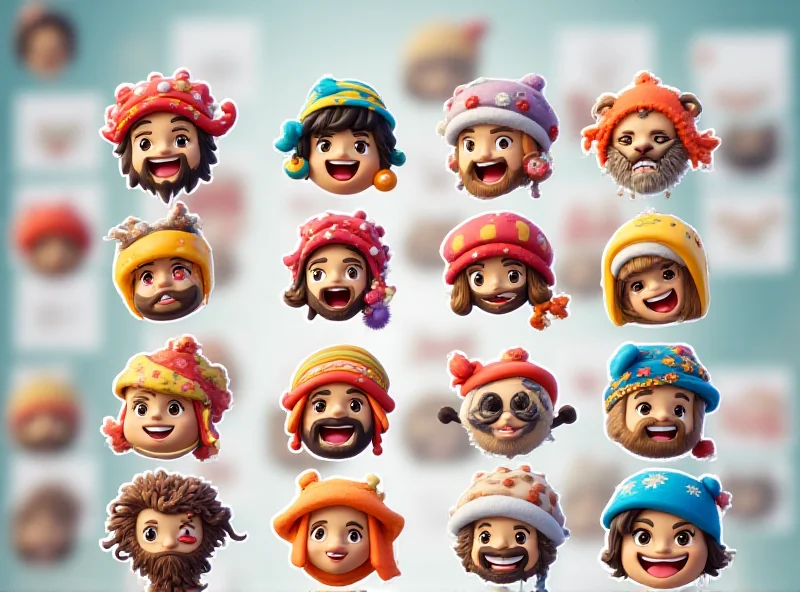 A collection of digital collectible gift emojis displayed on a Telegram profile.