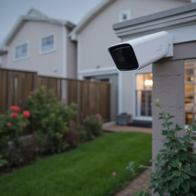 The Ring Outdoor Camera Plus mounted on the exterior of a house.