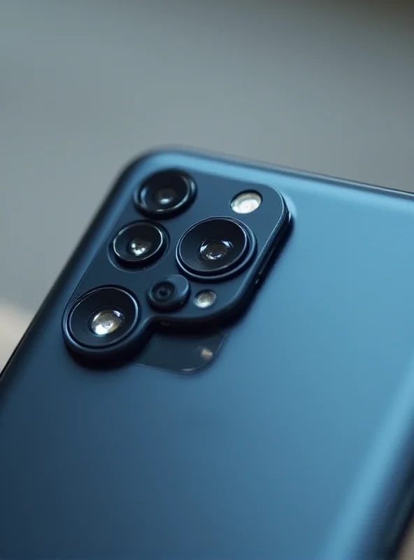 Close-up of the quad-lens camera on the Xiaomi 15 Ultra.