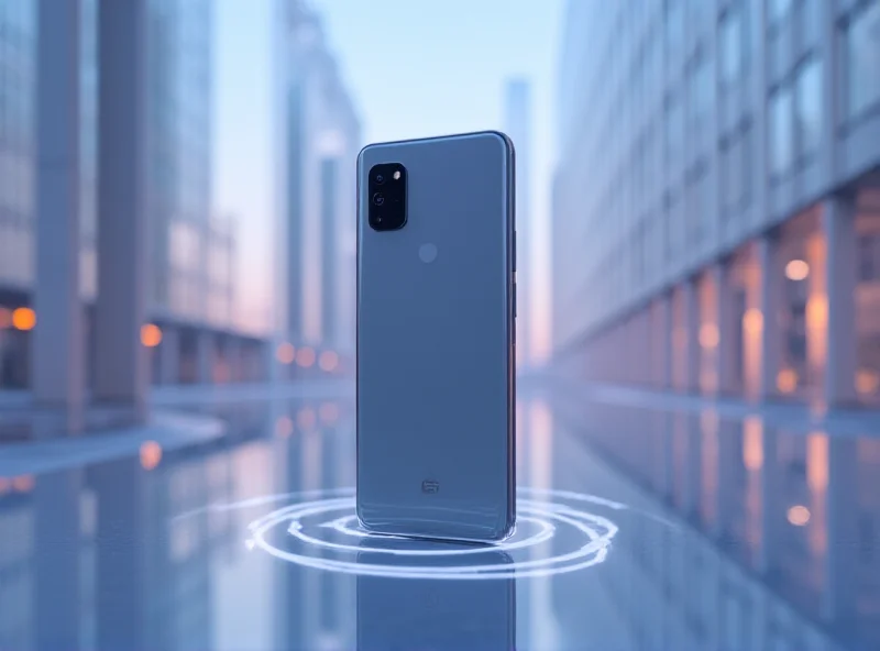 A sleek, futuristic rendering of the Google Pixel 10 phone, showcasing its minimalist design and a glowing aura around the screen, symbolizing the Pixel Sense assistant. The background is a clean, modern cityscape.