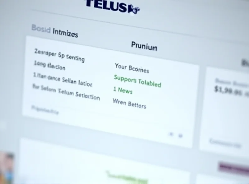 Screenshot of Telus Stream+ subscription options on a website.