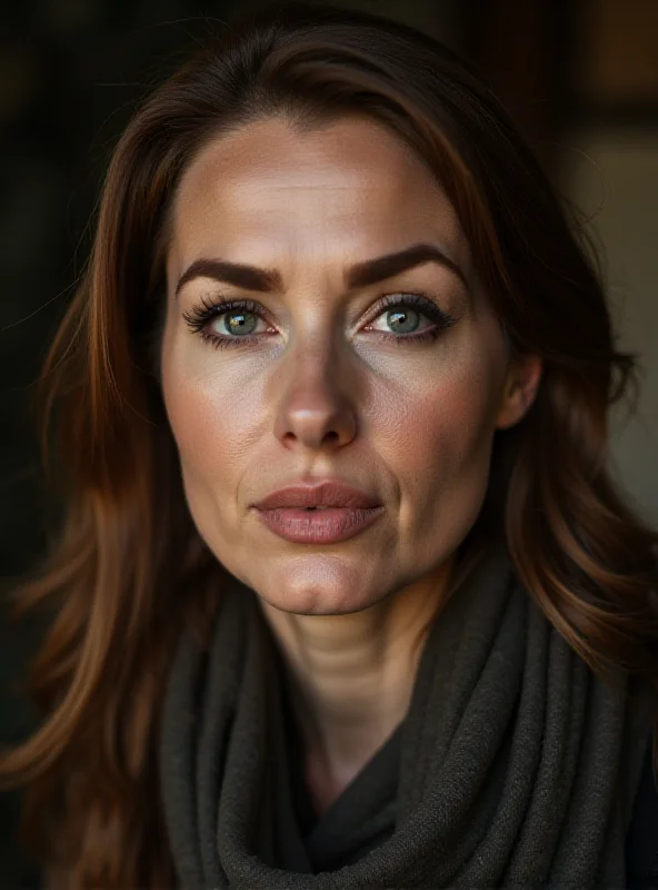 A portrait of the author Ivana Gibová, looking thoughtful and engaging.