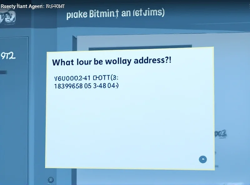 Screenshot of the Tether Payment Agent interface, showing a user requesting their Bitcoin wallet address via text input.