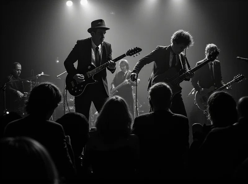 The Damned performing live