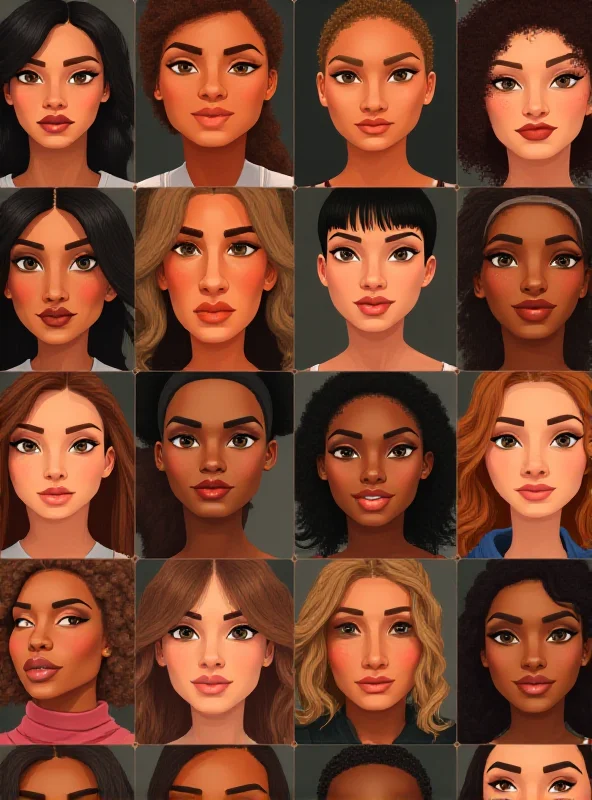 Collage of different faces, some smiling, some neutral, representing the diversity of human appearances