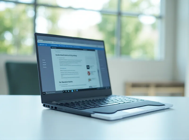 Lenovo IdeaPad Slim 5 laptop on a desk, displaying a web browser. The laptop is sleek and modern, with a clean design.