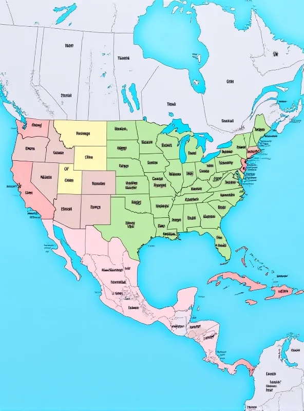 A world map highlighting the United States, China, Canada, and Mexico, indicating the countries involved in the trade disputes.