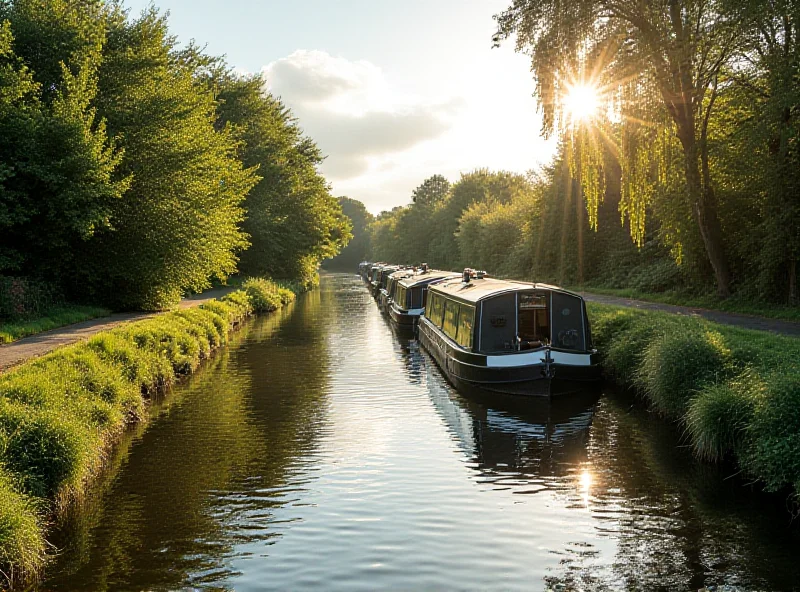 Image of a narrow boat on the Kennet and Avon Canal