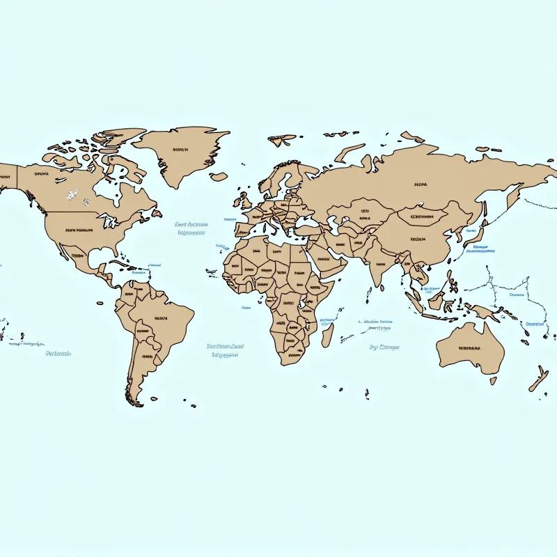 A map highlighting various travel destinations discussed in the article: Iceland, England, Vietnam, Greece, and North Korea.