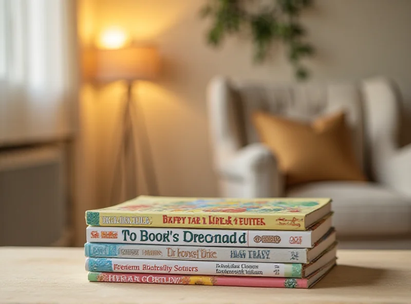 Stack of books for new parents