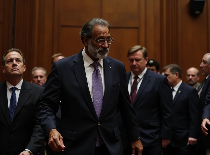 Al Green being escorted from the House chamber.