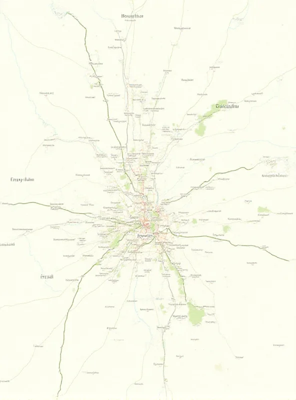 A map of Tehran, Iran, highlighting the northern region of the city.