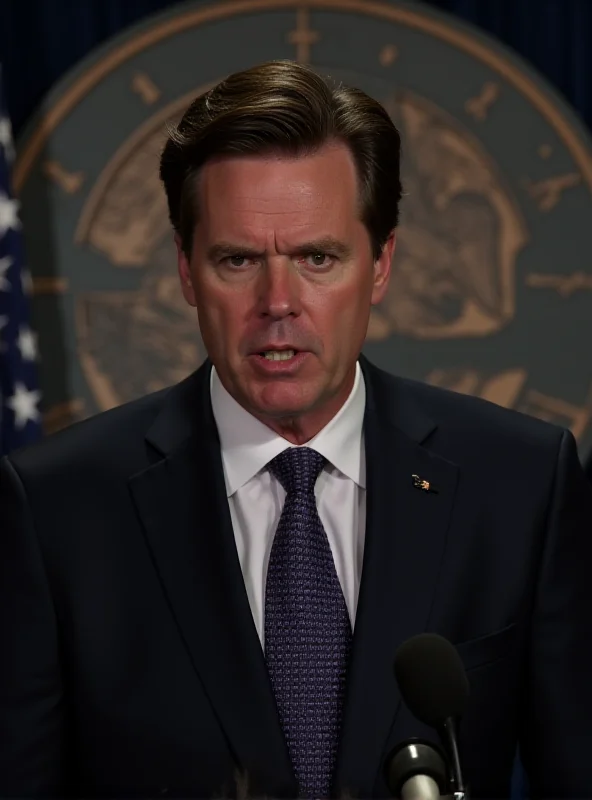 Gavin Newsom giving a press conference