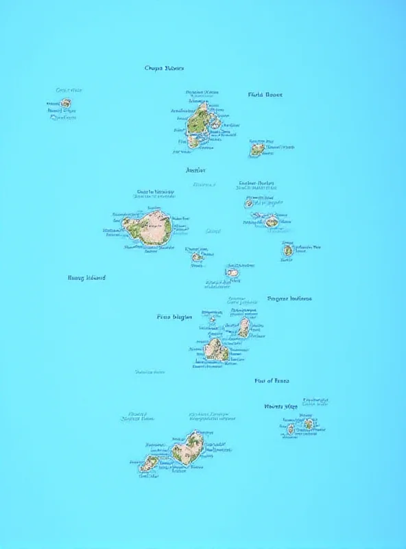 Map of the Chagos Islands archipelago