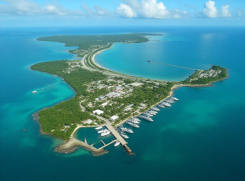 Image of a military base in Diego Garcia