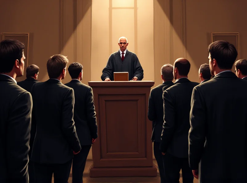 Illustration of attorneys general in a courtroom setting.