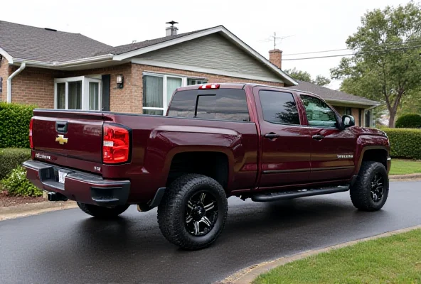 Image of a shiny new pickup truck, symbolizing the potential economic impact of tariffs on Trump voters.