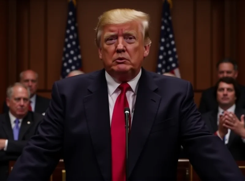 Donald Trump Addressing Congress