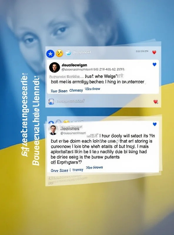 A split-screen image. On one side, a supportive Ukrainian social media post praising Zelensky. On the other side, a critical post suggesting the visit was poorly planned.