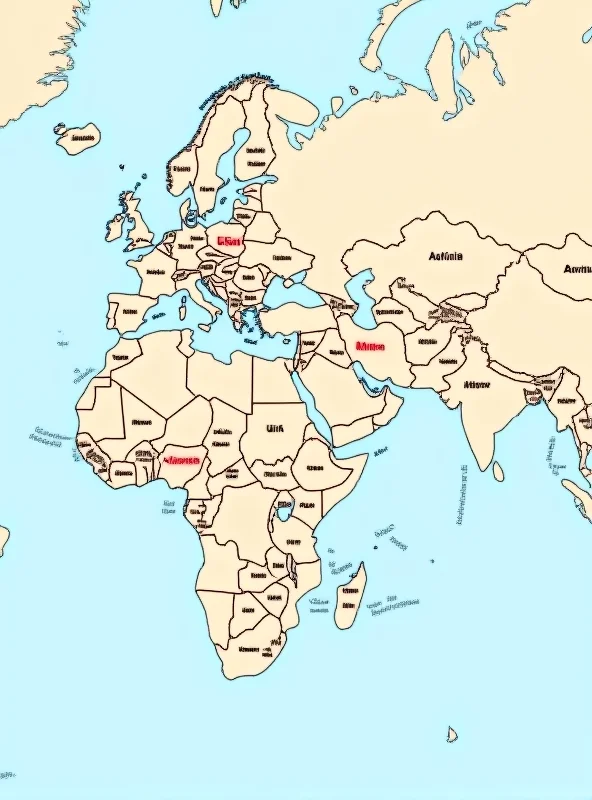 A map of the world with the USAID logo overlaid, highlighting areas receiving aid