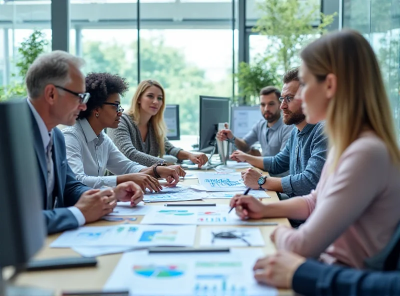 Image of people analyzing financial charts