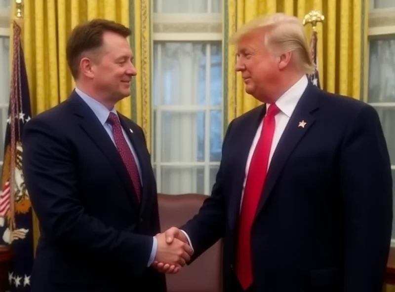 Volodymyr Zelenskyy with Donald Trump