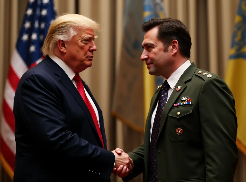 Donald Trump meeting with Volodymyr Zelenskyy