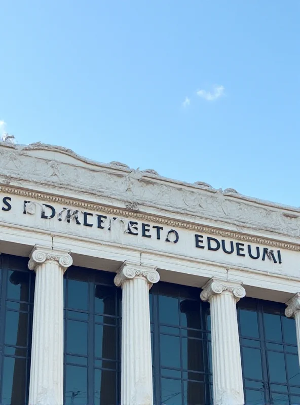 Exterior of the US Department of Education building in Washington DC