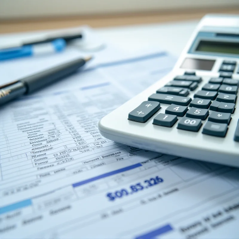 Close-up of a calculator and financial documents, symbolizing budget discussions.