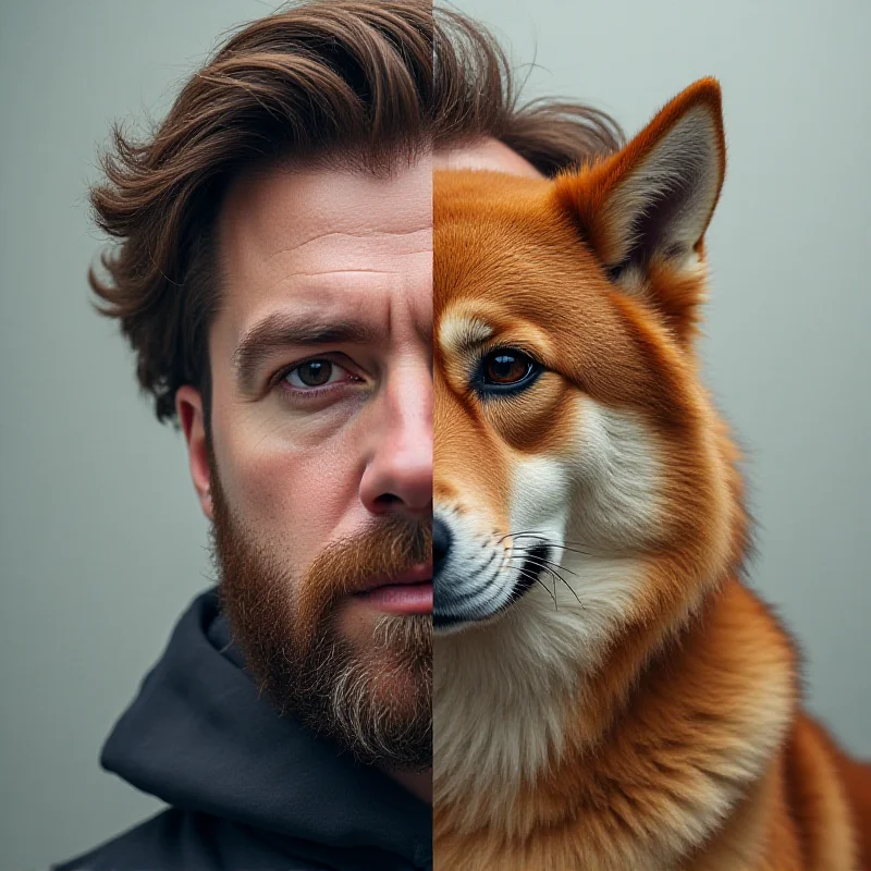 Split image: one side showing Riley Gaines, the other showing a DOGE meme, representing diverse interests.