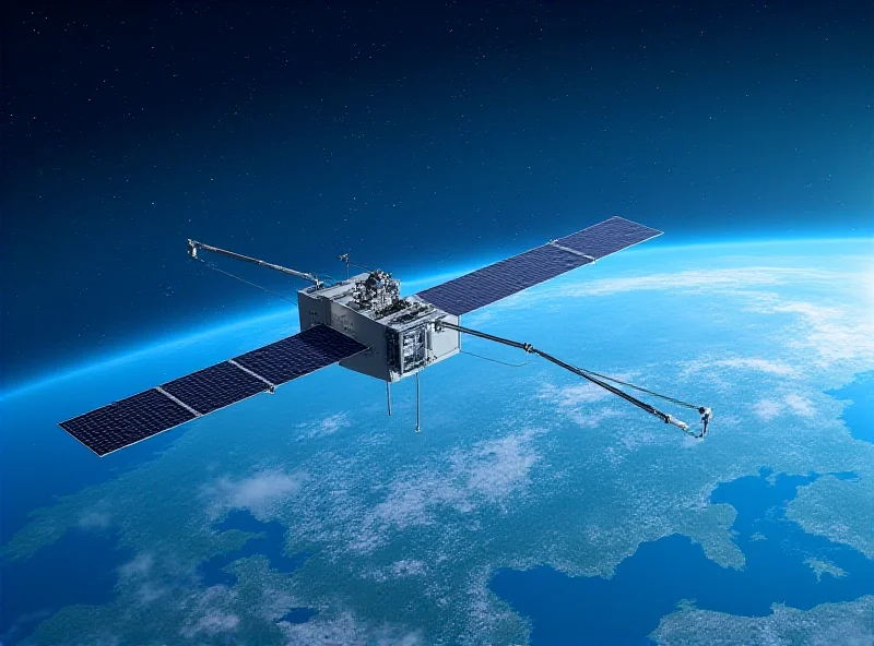 Image of Eutelsat satellite orbiting Earth