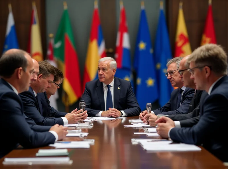 European leaders meeting in London.