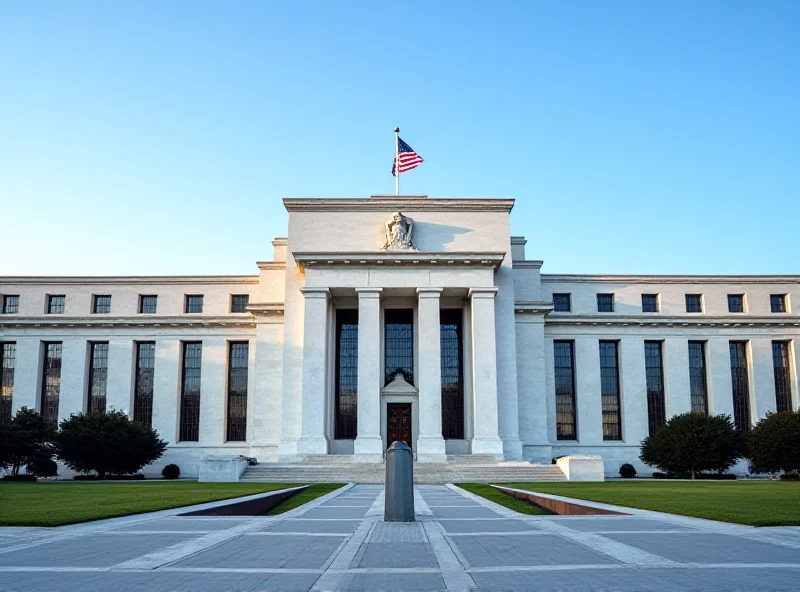 Illustrative image of the Federal Reserve building in Washington D.C.