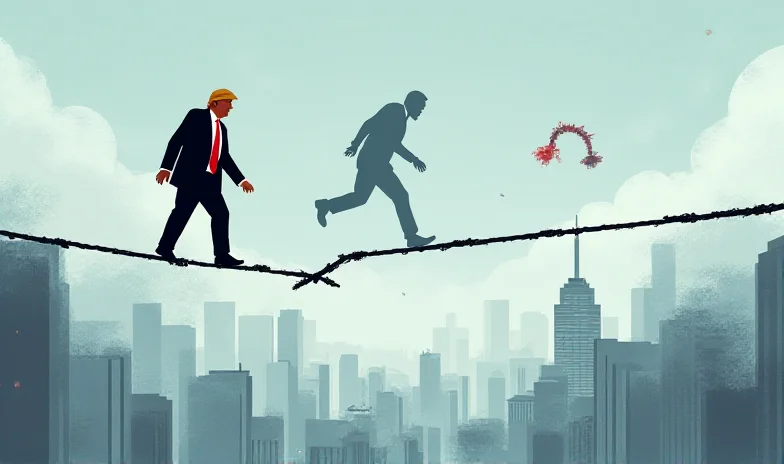 Trump's Tightrope: Power, Policies, and Protests