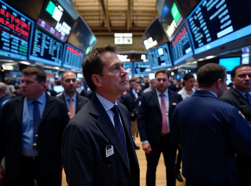 Photo of the New York Stock Exchange floor