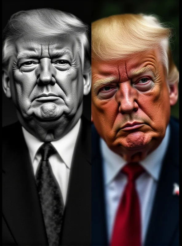 A split image showing Franklin D. Roosevelt and Donald Trump.