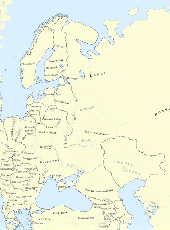 Map of the Baltic States