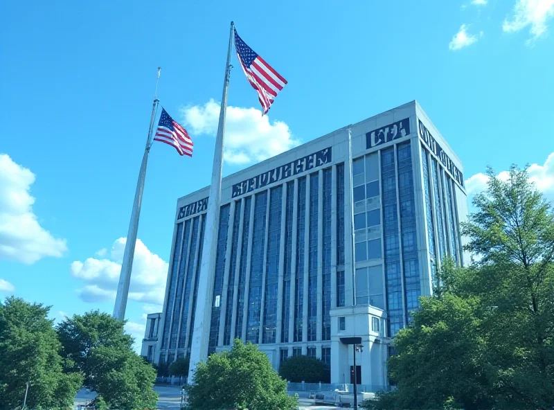 The United States Environmental Protection Agency (EPA) building in Washington, D.C. on a sunny day.