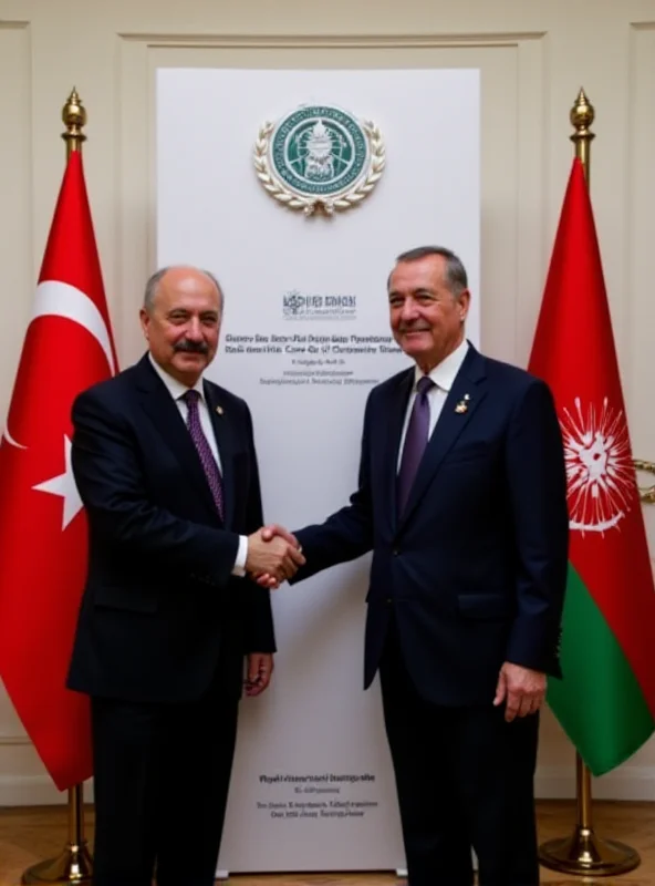 A photograph of President Erdogan and the President of Azerbaijan shaking hands at the inauguration ceremony of the Iğdır-Nakhchivan pipeline.