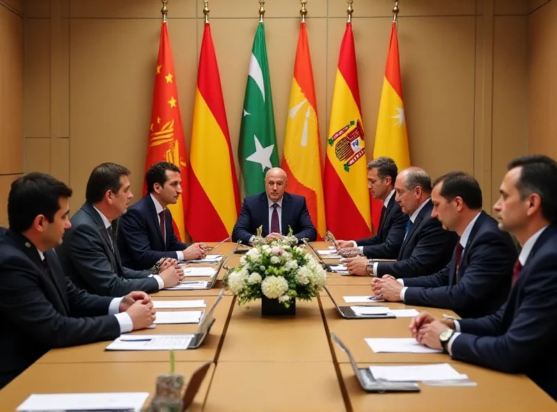 High-level meeting between Turkmenistan and Spain representatives