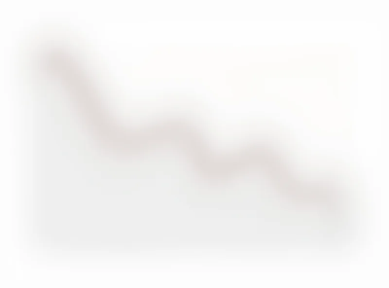 A graph showing declining consumer spending in the UK, with downward trending lines and somber colors.