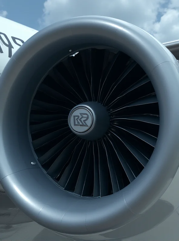 Image of a Rolls-Royce jet engine